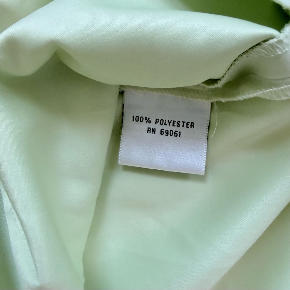 Talbots Light Green Button Down Jacket Shirt | La… - image 8